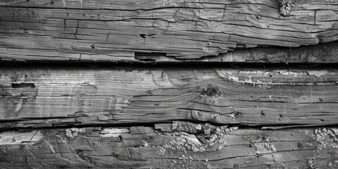 Poster - Close-up photo of a piece of wood, suitable for backgrounds or textures