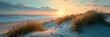 ゴールデン・ホライゾン：夕日とビーチが交わる瞬間,Golden Horizon: The Moment Sunset Meets the Beach,Generative AI