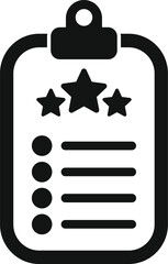 Poster - Leader clipboard icon simple vector. Success strategy. Executive presentation