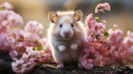 Wall Mural - Beautiful Hamster