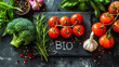 Bio Vegetables Background