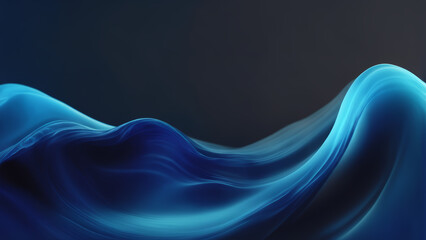 Colorful Vector Wave Design with Light Lines, Abstract Background Illustration