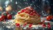 Spaghetti pasta heart love Italian food diet