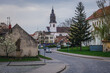 Church of Saint Andrew and castle in Uhersky Ostroh city, Czech Republic