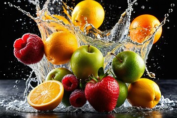  Vibrant Fruit Splash