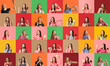 © Pixel-Shot - Collage of young women with sweet chocolate on color background