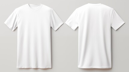 white t-shirt isolated