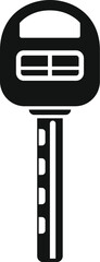 Poster - Smart vehicle key icon simple vector. Electronic access. Ignition trunk
