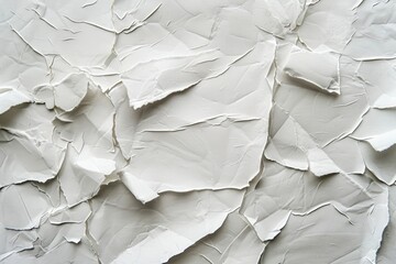 Poster - A detailed view of a white piece of paper. Suitable for office or education concepts