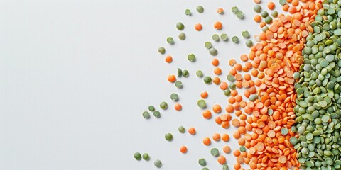 Aufkleber - Fresh peas and carrots close up, perfect for food blogs or recipes