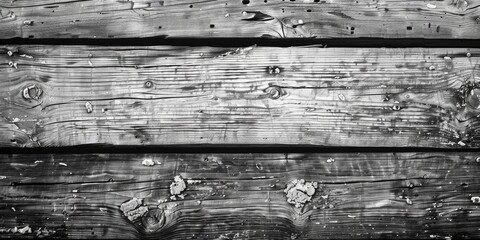 Poster - Close-up photo of black and white wood planks. Suitable for backgrounds and textures