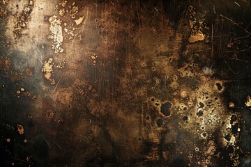 Poster - Close up of a rusted metal surface, suitable for industrial backgrounds