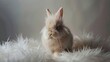 Flawless Rabbit Fur Photoshoot in a Studio
