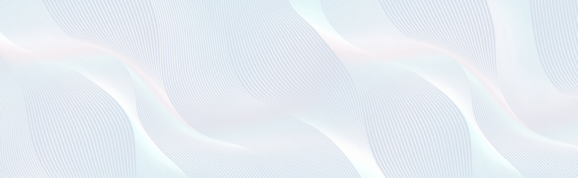 abstract background with white holographic line pattern in luxury pastel colors. premium horizontal 