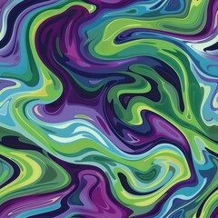 Wall Mural - Vivid Swirling Colors Abstract Background