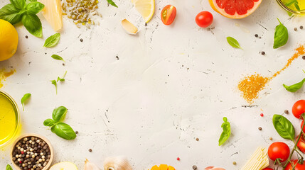 Wall Mural - PPT background image food theme