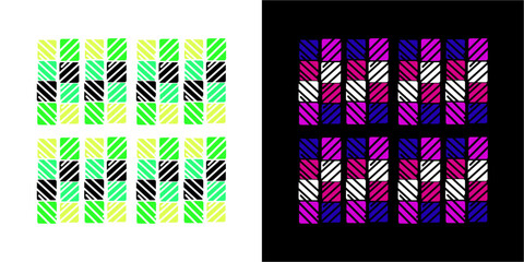 Sticker - pattern colour full seamless