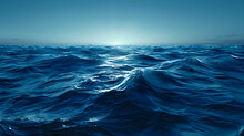 Electric Blue Waves Reflect The Suns Rays In The Liquid Landscape Of The Ocean