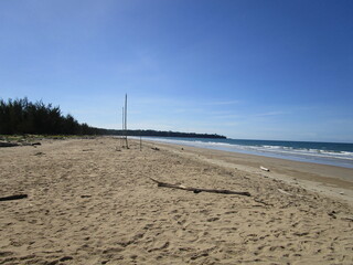 never ending stretch of unspoiled natural beach