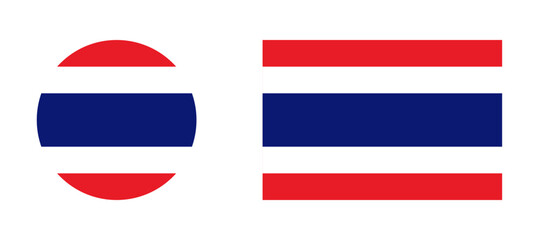 Wall Mural - Flag of Thailand