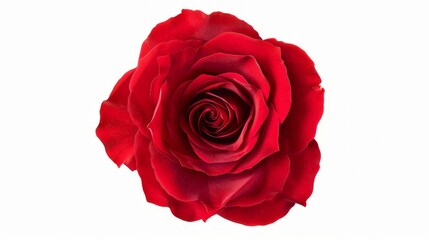 Sticker - Beautiful rose isolated on white. Red rose. Perfect for background greeting cards and invitations of the wedding,