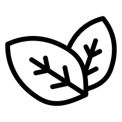 Sticker - botanical icon 