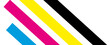 CMYK Stripe Line Swoosh Element Background Design. suit for banner, cover, poster, flyer, brochure, website, backdrop. vector Illustration