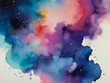 nebula watercolor background
