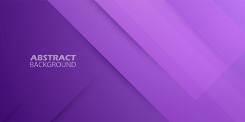 Abstract colorful purple gradient overlap background. 3d look with shadow, stripe line pattern shapes composition with space for text. Eps10 vector