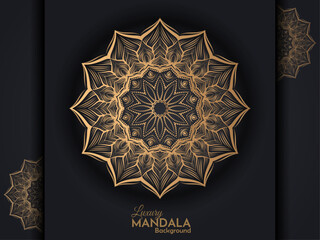 mandala with a design of flowers as ornaments hand-drawn pattern with a distinctive design inspired 