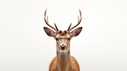 Poster - Generative AI Enchanting deer in peaceful poses.