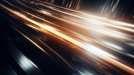 Poster - Generative AI Parallel lines and sharp angles intersecting to form a modern and abstract design.