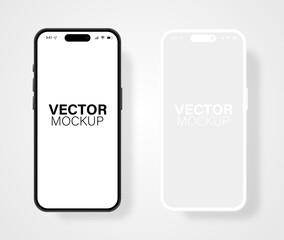 mobile phone templates designs similar to iphone mockup illustration