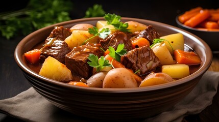  beef stew with carrots and potatoes