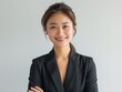 Asian investment advisor reassuring smile