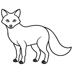  fox isolated mascot,fox silhouette,fox vector,icon,svg,characters,Holiday t shirt,black fox drawn trendy logo Vector illustration,fox line art on a white background