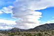 Dramatic Clouds over the desert along the Bob Rudd Memorial Highway.