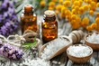 Soothing Essential Oils and Holistic Ingredients for Natural Wellness and Homeopathic Practices