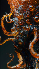 Poster - Intricately Intertwined Parasitic Organisms in Cinematic Rendering