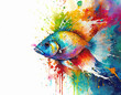 Vivid colorful fish