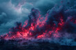 Raging Inferno Engulfs the Horizon in a Dramatic Cinematic Masterpiece of Destruction