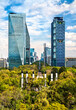 Paseo de la Reforma as seen from Chapultepec Castle in Mexico City, the capital of Mexico