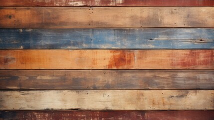 Poster - wooden background