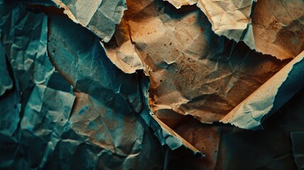 Aufkleber - Detailed view of paper on a table, suitable for office or education concepts