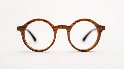 Aufkleber - A pair of glasses resting on a table. Suitable for various concepts