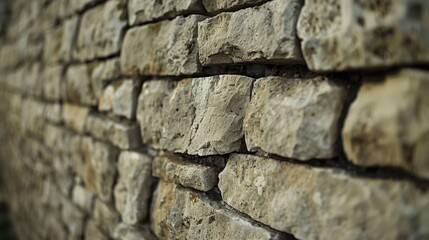Wall Mural - Detailed view of a textured rock wall, perfect for backgrounds or construction concepts