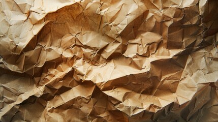 Poster - Detailed close up of brown paper texture. Suitable for backgrounds and textures