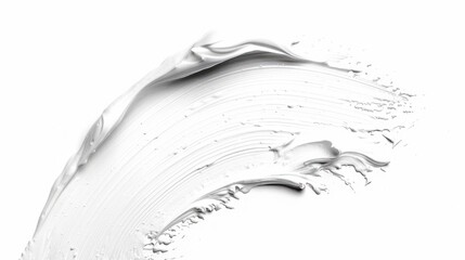 Aufkleber - Detailed close up of white paint on a surface. Suitable for backgrounds or texture use