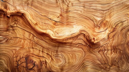 Aufkleber - Detailed close up of a wood grained surface, ideal for backgrounds or textures