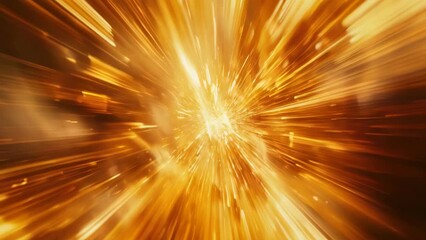 Poster - Burst of light on yellow and black background, perfect for adding a pop of color to designs.